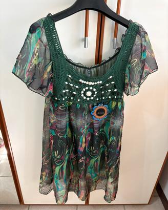 Blusa con stampa astratta Annamoda Più taglia XXL