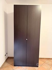 Armadio IKEA PAX 100x60x236 Marrone-Nero