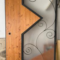 Porta scorrevole senza scheletro fatte a mano