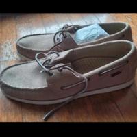 mocassini beige sebago tg 48