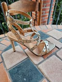 sandalo elegante alto donna n.38 oro