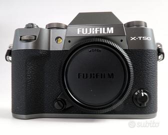 Fujifilm xt 50 Silver Charcol 479 scatti garanzia