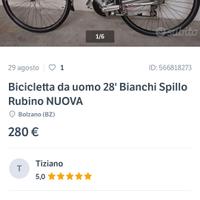 bici citibike Bianchi alluminio DoppioCambio cesto