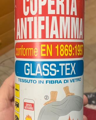 Coperta antifiamma in fibra di vetro