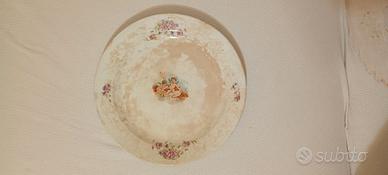 SET 2ANTICHI PIATTI DA TORTA S.C.I. VERBANUM STONE