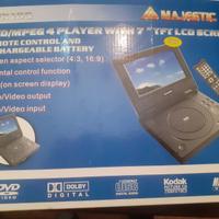 Lettore portatile dvx dvd majestic nuovo mai usato