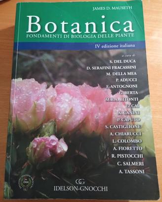 Botanica Fondamenti di biologia delle piante