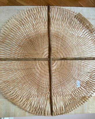 Lampadario in Bambù La Redoute – Nuovo con Cartell