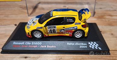 Peugeot 206 WRC scala 1/43 pilota Valentino Rossi