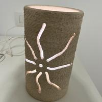 Due lampade in pietra leccese