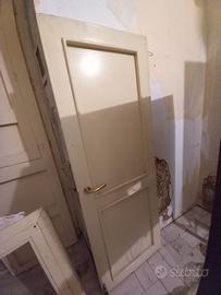 porta blindata di ferro con telaio 