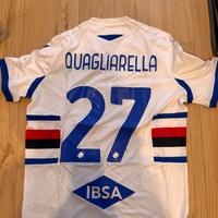 Maglietta ufficiale Sampdoria autografata