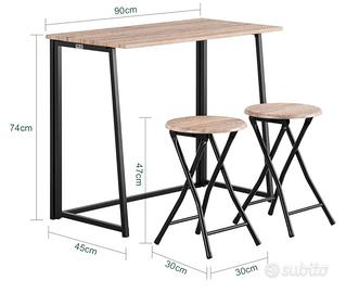 tavolo salva spazio pieghevole