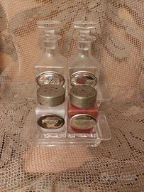 Menage cristallo e argento 