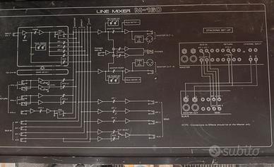 Roland line mixer M-160