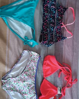 costume bagno e occhialini