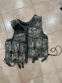 Gilet tattico softair Digital Camo