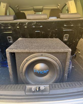subwoofer più amplificatore PRIDE