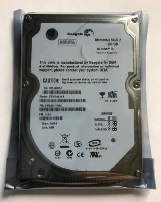 Hard Disk Seagate ST9100824A, 100GB, 2.5", PATA