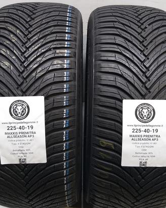 2 GOMME 225 40 19 MAXXIS A61461