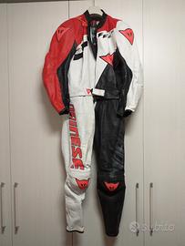 tuta moto 2 pezzi Dainese tag 54