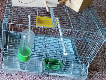 GABBIA COVA PAPPAGALLI+ NIDO 