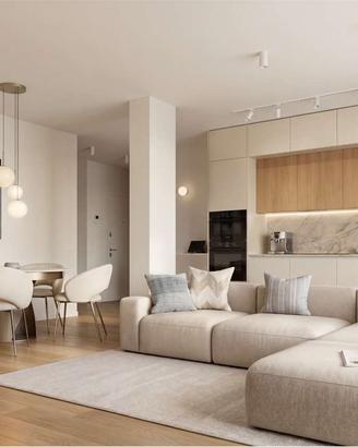 Elegante trilocale di nuova realizzazione con giar