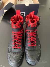 Nike Air Force 1 nero/rosso mis. 42