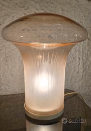 Lampada da tavolo Venini mod. Boletus rosa anni 70