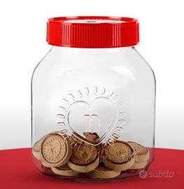 Biscottiera Nutella in vetro