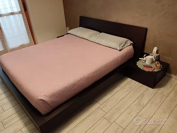 letto matrimoniale con contenitore 