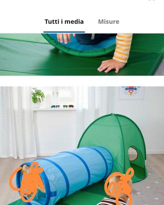 tunnel più tenda ikea