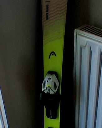 Sci HEAD Supershape 140 cm con attacchi regolabili