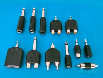 N.12 ADATTATORI AUDIO PROEL ASSORTITI 