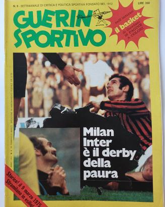 Guerin Sportivo n.9 del 26 Febbraio-4 Marzo 1975