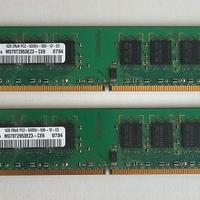 2 x Samsung RAM 1Gb DDR2-667