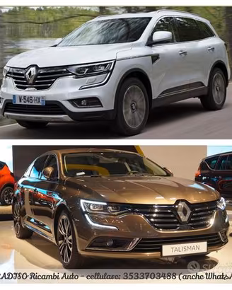 Ricambi renault koleos-talisman 2015-2026