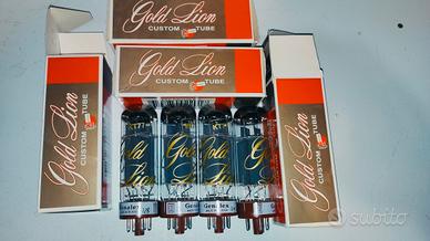 Quartetto di valvole KT77 (EL34) Genalex Gold Lion