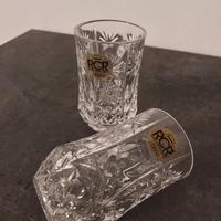 Bicchierini per liquori in cristallo