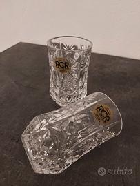 Bicchierini per liquori in cristallo