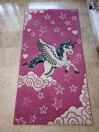 Tappeto cameretta motivo unicorno