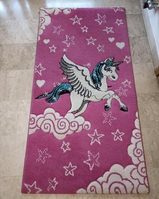Tappeto cameretta motivo unicorno