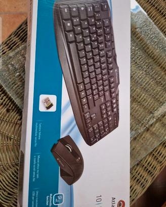 Tastiera e mouse wireless nuovi