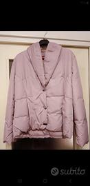 Giaccone piumino rosa