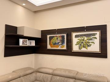 Parete Sangiacomo in vero rovere termotrattato