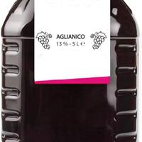 Vino Aglianico o Falanghina in pet da 5 lt