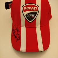 Cappellino Ducati autografato Valentino