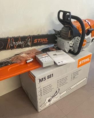 Motosega Stihl MS881 la piu potente al mondo di