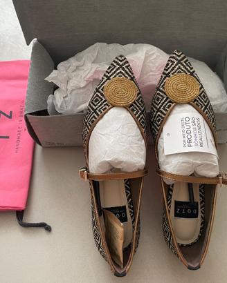 Scarpe DOTZ Miss Audrey Pointy Slipper n. 36 Nuove