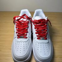 Sneakers basse SupremexNike Air Force 1 bianche/44